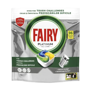 Снимка на таблетки съдомиялна Fairy Platinum 96бр