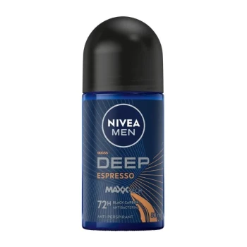 Снимка на рол-он дезодорант Nivea men Deep Espresso antibacterial антибактериален 72h 50мл