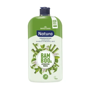 Снимка на течен сапун Natura Bamboo and SpearMint бамбук и лмента 900мл пълнител