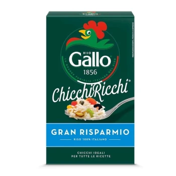 Снимка на ориз Gallo Chicchi Ricchi Gran Risparmiuo бял дългозърнест ориз универсален 850гр