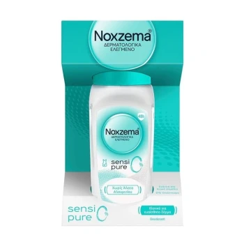 Снимка на рол-он дезодорант Noxzema Sensi Pure 0пр 48h дамски, без алуминиеви соли 50мл