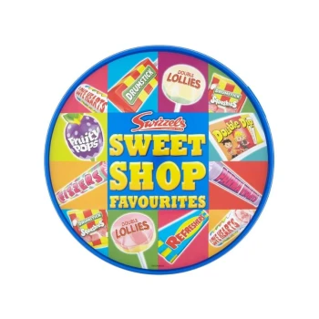 Снимка на лакомства Swizzels Sweet Shops Favourites дъвки, близалки, желирани б-ни, дъвчащи б-ни, бонбони