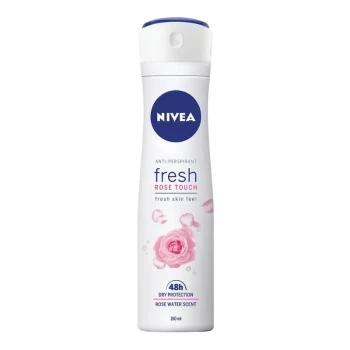 Снимка на део спрей дезодорант Nivea Fresh Rose Touch 72h дълготрайна свежест 150мл