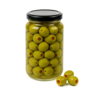 Снимка на м-ни Alexanderland Green with pepper зелени с чушка 1кг - отцедено 550гр