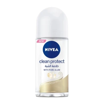 Снимка на рол-он дезодорант Nivea Clean Protect 48h vitamin E 0пр alcohol с чиста стипца 50мл