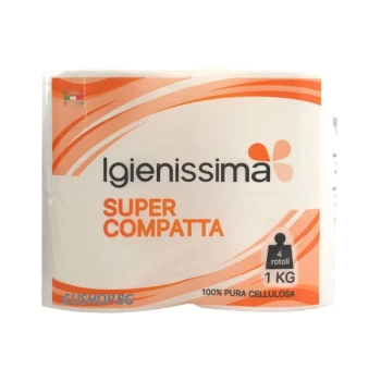 Снимка на тоалетна хартия Igienisima 4рол. 2пл. 1кг 600л. 300м.