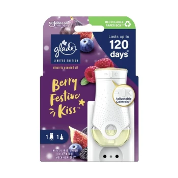 Снимка на ароматизатор комплект Glade Berry Festive Kiss целувка от горски плодове 20мл