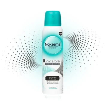 Снимка на део спрей дезодорант Noxzema Invisible on skin and clothes 48h технология против белези 150мл