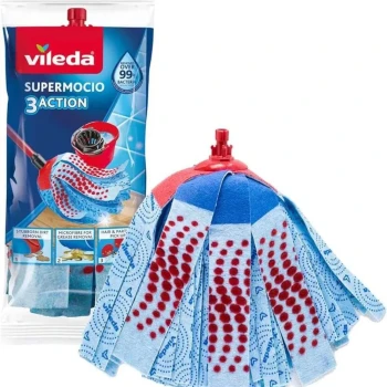 Снимка на парцал Vileda резерва за моп и кофа Super Mocio микрофибърен 1бр