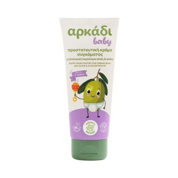 Снимка на крем Arkadi Baby Bio olive and Aloe омекотяващ хидратиращ с био зехтин и ектракт алое 100мл