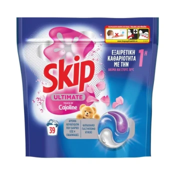 Снимка на капсули Skip Cajoline универсал до 4 седмици ухание подходяща за кратки цикли 39пр