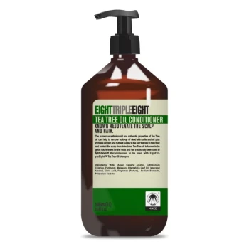 Снимка на балсам EightTripleEight Tea Tree oil с м-ло от чаено дърво за борба с пърхота 1л помпа