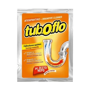 Снимка на препарат Tuboflo Hot new гранули за отпушване на канали с топла вода 60гр