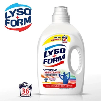 Снимка на течен прах Lysoform Color цветно 36пр 1.62л