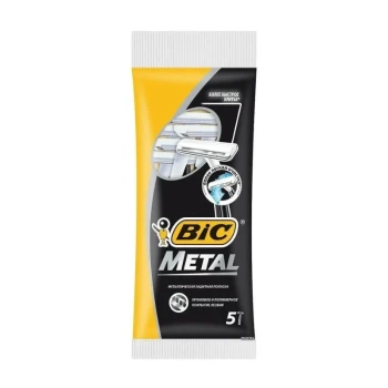 Снимка на самобръсначка Bic Metal глава с 1 ножче еднократна 5бр